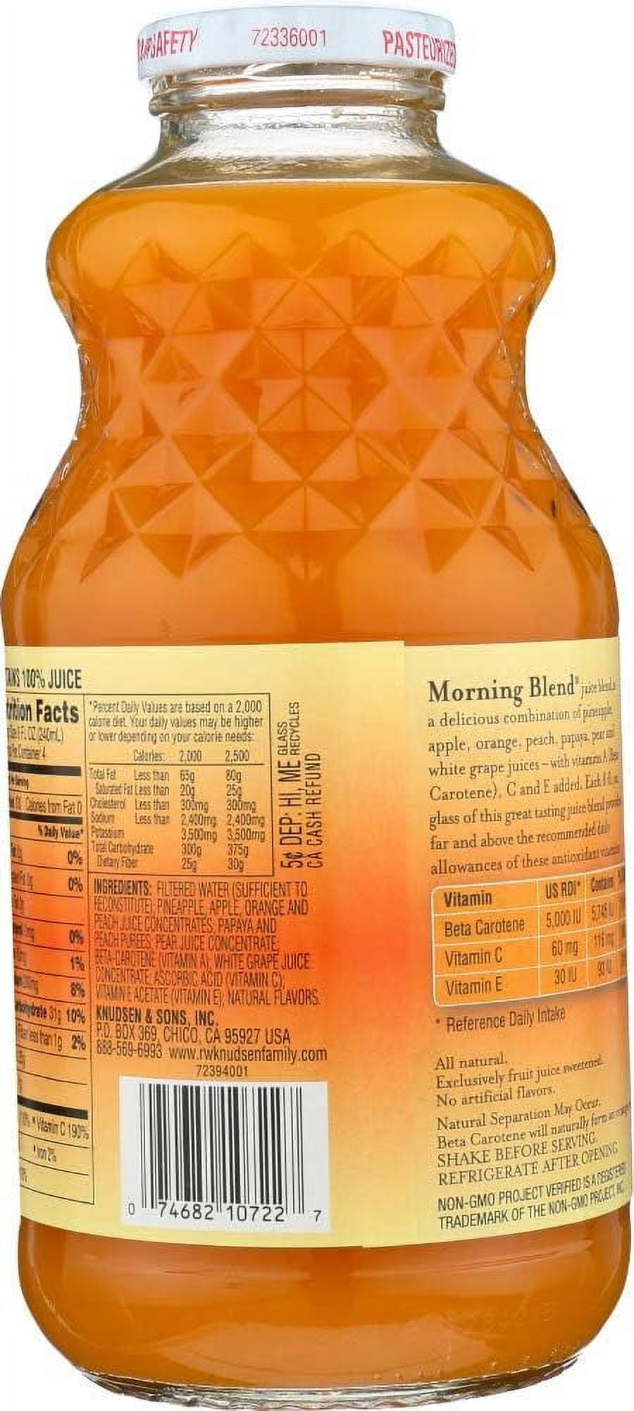 R.W. Knudsen Simply Nutritious Morning Blend, 32 Ounces. ( Pack Of 3.)
