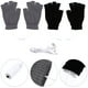 thumbnail image 4 of GOOHOCHY 2 pares de guantes con calefacción USB Guantes de medio dedo con calefacción térmica de invierno de lana, 4 of 8