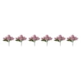 thumbnail image 3 of ZheElen Long-lasting Durability Easy To Clean Artificial Flower Arrangement For Wedding Decoration Realistic Appearance purple 3Set, 3 of 6