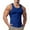 Blue, variant on Yiaimeir Men's Ribbed Button Down Tank Top Sleeveless Casual Slim Fit Tank Tops For Gym Fitness And Everyday Wear,Size S-3XL