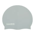 thumbnail image 1 of Gorro de natación impermeable de silicona gris de 1 pieza de Bargains Únicos, 1 of 5