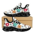 thumbnail image 1 of Zapatos de enfermera para mujer, zapatillas ligeras antideslizantes para mujer, niña, enfermería médica, paramédico, EMT, EMS, zapatos planos, calzado informal, zapatillas, 1 of 6