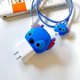 thumbnail image 4 of Cartoon DIY Data Cable Protector Set 18W 20W USB Charger Saver Charger Earphone Line Wire Bite Spiral Cord Sleeve Organizor for iPhone X 11 12 13 Pro Max etc. (Blue Rabbit), 4 of 5