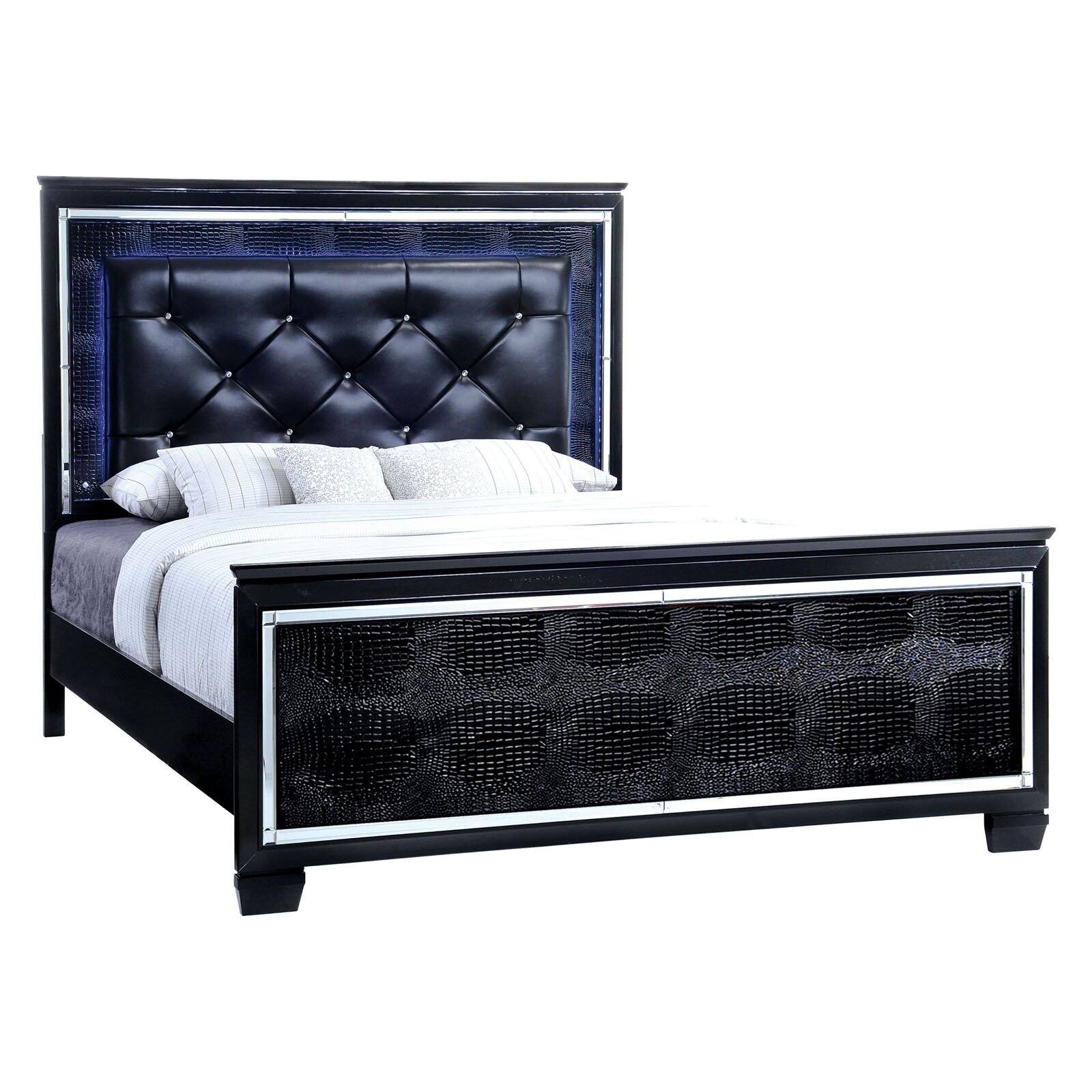 Furniture of America Dundee Upholstered Bed