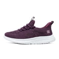 thumbnail image 4 of Rokment Winter Fleece Lined Running Walking Shoes for Women Comfortable Thermal Memory Foam Tennis Jogging Trainners Nursing Work Sneakers Purple Size 6.5, 4 of 5