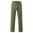 thumbnail image 2 of TOWED22 Mens Cinch Bottom Jogger Sweatpants,Drawstring Cinch Bottom Sweatpants for Men Loose Wide Leg Joggers Trousers Baggy Workout Running Yoga Pants with Pockets Army Green,M, 2 of 5