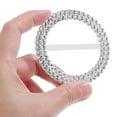 thumbnail image 3 of Rhewides 50pcs Round Chair Sash Buckles Ribbon Slider for Wedding Party Decor Crafts Home Decoration Accessories, 3 of 10