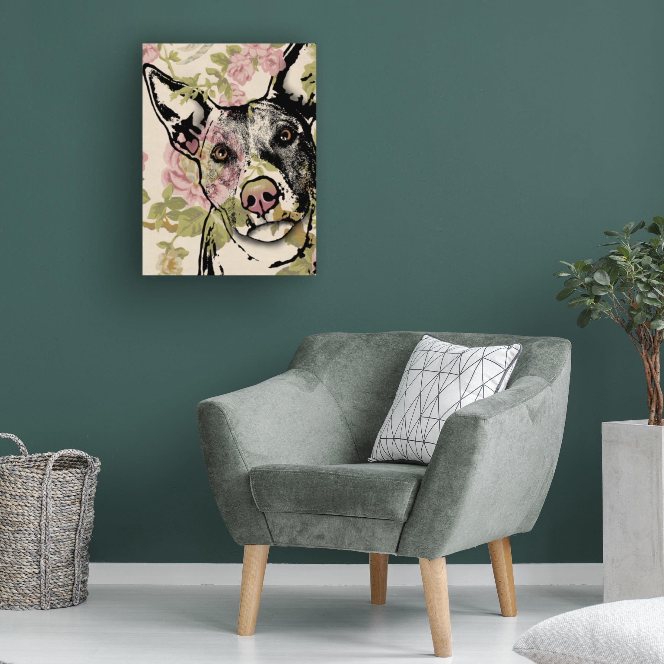 Canvas Wall Art - Dean Russo 'Love Grows' Wall Art for Living Room, Bedroom, or Office Décor by Trademark Fine Art - 35 x 47 Inches