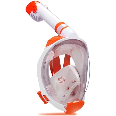XICEN Kids Snorkel Mask Full Face, Snorkeling Set with Camera Mount ...