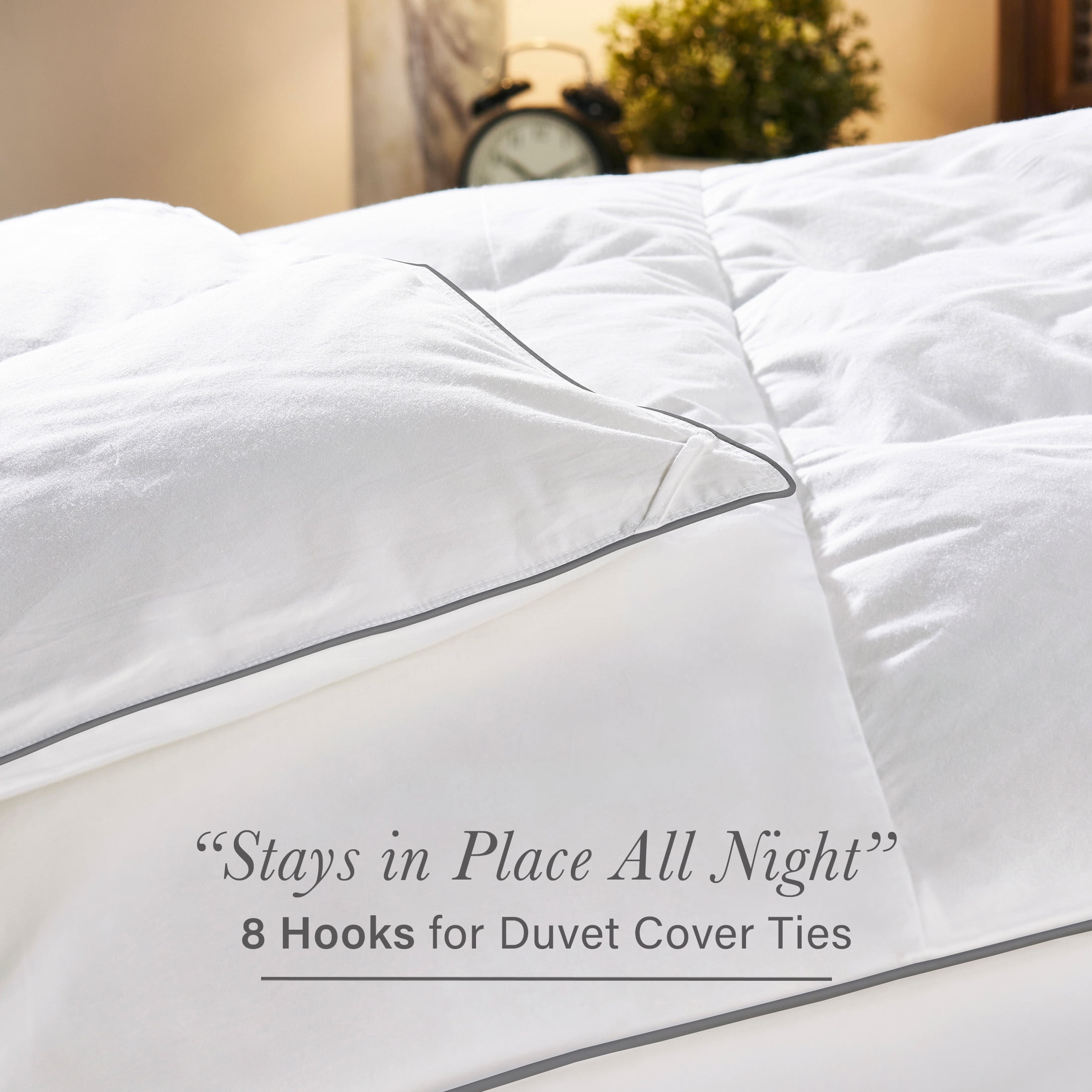 California Design Den Queen Comforter Duvet Insert With Down Alternative Fill