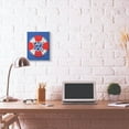 thumbnail image 3 of Stupell Industries Cape Cod Beach Coast Ocean Blue Red Word Design Wall Plaque Art by Daphne Polselli, 3 of 3