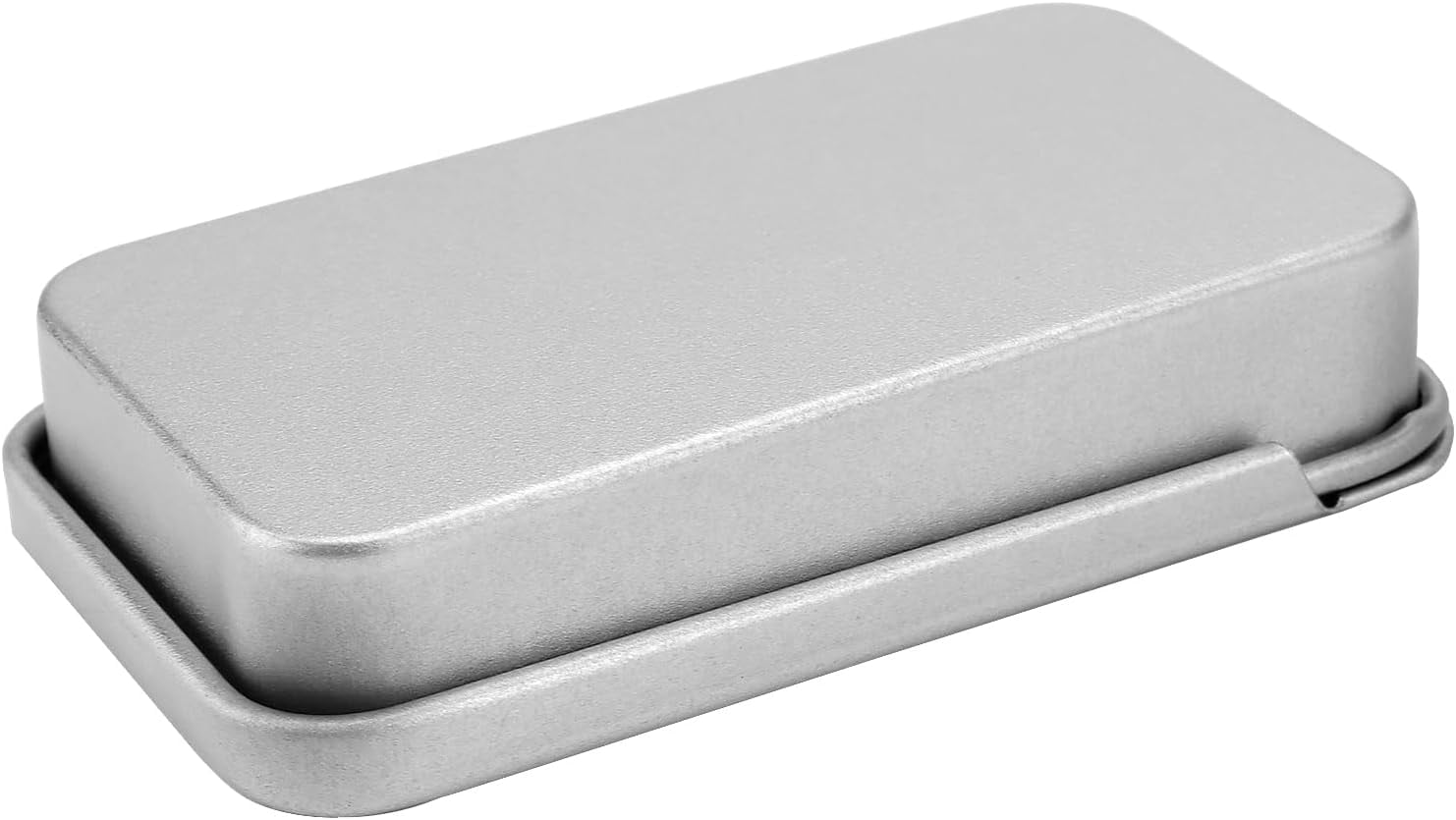 60 PCS Metal Slide Top Tin Containers, 2.36 x 1.33 x 0.43 Inch Metal Rectangular Sliding Lid Tin Boxes, Small Top Box for Candles Jewelry Crafts