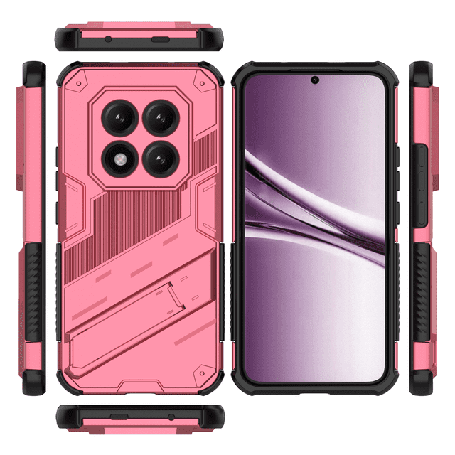 Funda GANGXUN Antigolpes para Xiaomi Redmi Note 15 Pro Plus 5G con Soporte Invisible, Antihuellas y Protección Completa