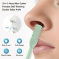 thumbnail image 2 of Cortador nasal de pelo CNDNO 2 en 1 de doble cara para hombres y mujeres, 2 of 8