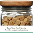 thumbnail image 2 of Ball Stack & Store 9.9-Cup Glass Jar with Natural Acacia Wood Lid | Airtight Silicone Seal | Wide-Mouth Pantry Storage Container, 2 of 6