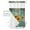 Turquoise, variant on No Hook Shower Curtain with Snap in Liner, Grey Trees Forest Impressionist Oil Painting Art Hotel Shower Curtains for Bathroom, Washable Shower Curtain Liner Set with Mesh Top Window, 36"x78"