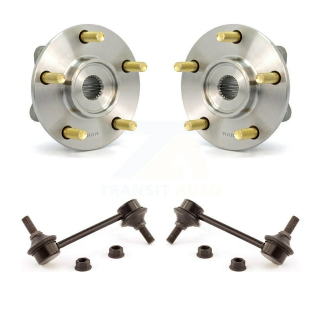 Transit Auto Front Hub Bearing Assembly and Link Kit for Car Chrysler Sebring Mitsubishi Eclipse Eagle Talon Dodge Avenger - Left Right Side (Driver Passenger) K7T-100498