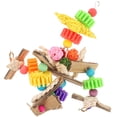 thumbnail image 2 of Bird Toy Parrot Toy Natural Parrots Chew Toy Birdcage Hanging Toy Birdcage Pendant for Bird Parakeet, 2 of 8