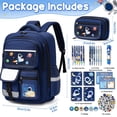 thumbnail image 2 of 30PCS Kawaii Space Backpack with Pencil Case & Stationery Set, 2 of 7
