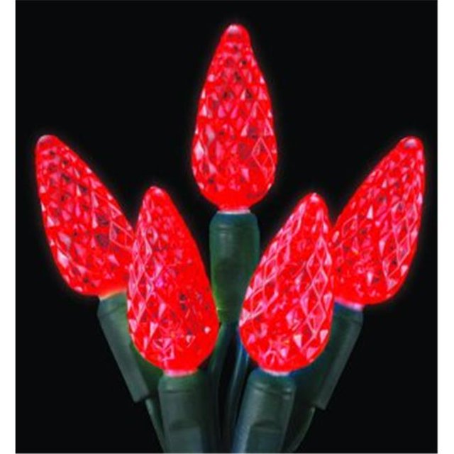 Reinders 20602R-B C6 LED Light Strands - Red Full Wave