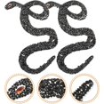 thumbnail image 3 of 2Pcs Multi-Function Embroidered Patches Snakelike Patches Decor Back Sewing Patches Repairing Back Patches, 3 of 3