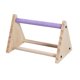 thumbnail image 4 of Soporte de madera para loros, triángulo de ejercicio, juguete interactivo para masticar, palo de pie Púrpura, 4 of 9