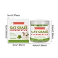 thumbnail image 3 of Grass Teething Stick for Cats, Natural Air-Dried Grass Chew Toy for Hairball Control and Dental Cleaning, 5 Pcs, 3 of 9