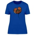 thumbnail image 1 of Red Poppy Flower In Cool Art Tee Women's -Image by Shutterstock, 1 of 1
