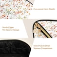 thumbnail image 5 of FORMRS Makeup Bag Travel Cosmetic Organizer for Women Fold Flat Zipper Pouch with Handle, Small Floral Pattern, 5 of 8