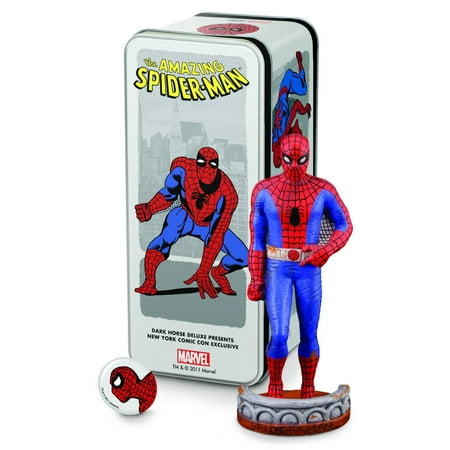 Spider Man NYCC Exclusive Action Figure with Tin Box and Booklet