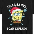 thumbnail image 3 of SpongeBob SquarePants - Santa I Can Explain - Toddler And Youth Short Sleeve Graphic T-Shirt, 3 of 6