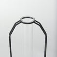 thumbnail image 5 of Mercana Aria 4.5L X 3.9W X 11.0H Metal And Glass Holder Object in Black, 5 of 10