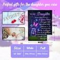 thumbnail image 6 of LHSHID Mothers Gifts for Daughter Daughter Gifts from Mom Birthday Gifts for Daughter to My Daughter Blanket Daughter Blanket from Mom Daughter Gifts for Graduation Valentines Blanket 50"x60", 6 of 7