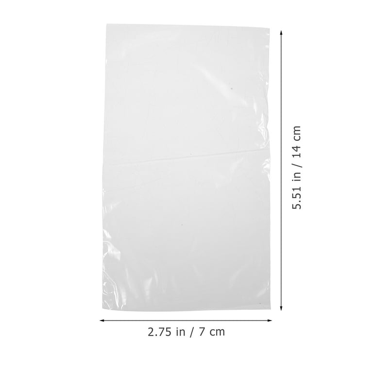 Healifty 200pcs Heat Shrink Wrap Bags Clear Shrink Wrap Bags For Gifts Packaging Bath Bombs Soaps And Other Merchandise Transparent