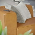 thumbnail image 6 of Modway Mingle Vegan Leather Left-Arm Chair in Tan, 6 of 7