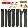 thumbnail image 1 of 21PCS Multifunctional Solid Carbide Inserts Holder Boring Bar With Wrenches For Lathe Turning Tools, 1 of 5
