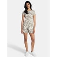 thumbnail image 2 of Ford Women's Forrest Camo Graphic Fleece Shorts, Sizes XXS-XXL, 2 of 5