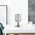 thumbnail image 4 of Crystal Candle Holder Candelabra Party Centerpiece Candlestick Home Decor S Silver, 4 of 8