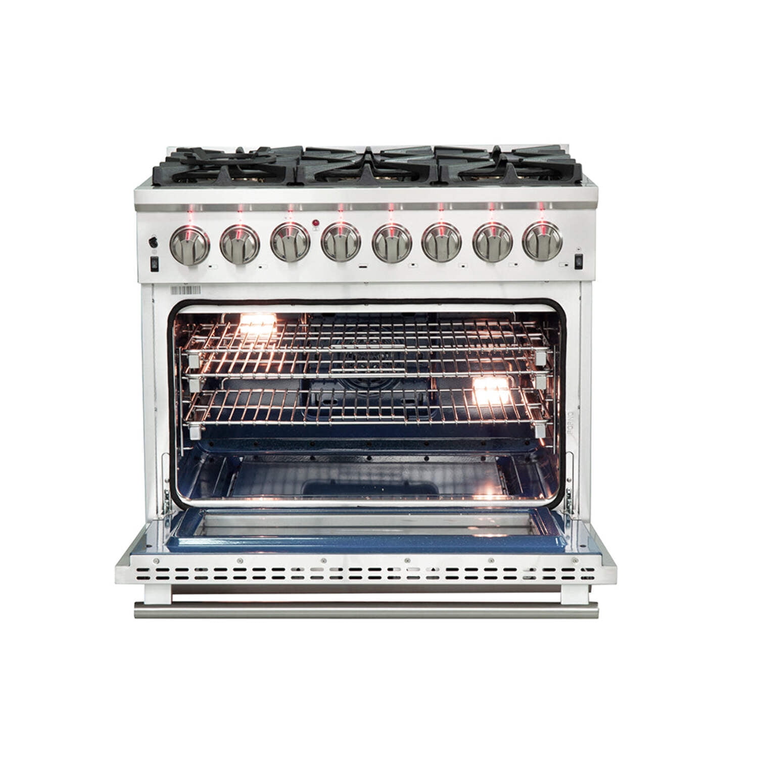 Capriasca - Titanium Professional 48" Freestanding Dual Fuel Range