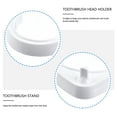 thumbnail image 4 of LEORX 2Pack Compact Round Toothbrush Cover ABS Holder Design Keeps Toothbrush Clean, 4 of 7