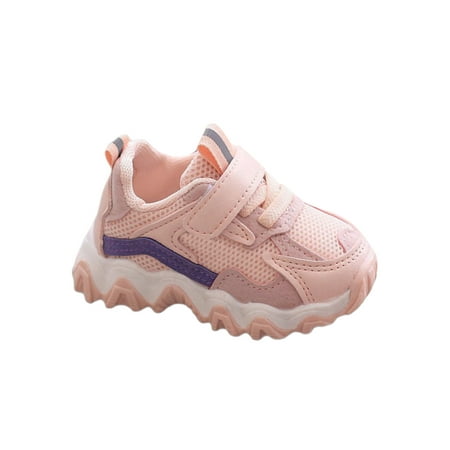 

Sanviglor Toddler Athletic Shoes Mesh Running Shoe Sport Sneakers School Comfort Fashion Trainers First Walkers Hook And Loop Pink 7.5C