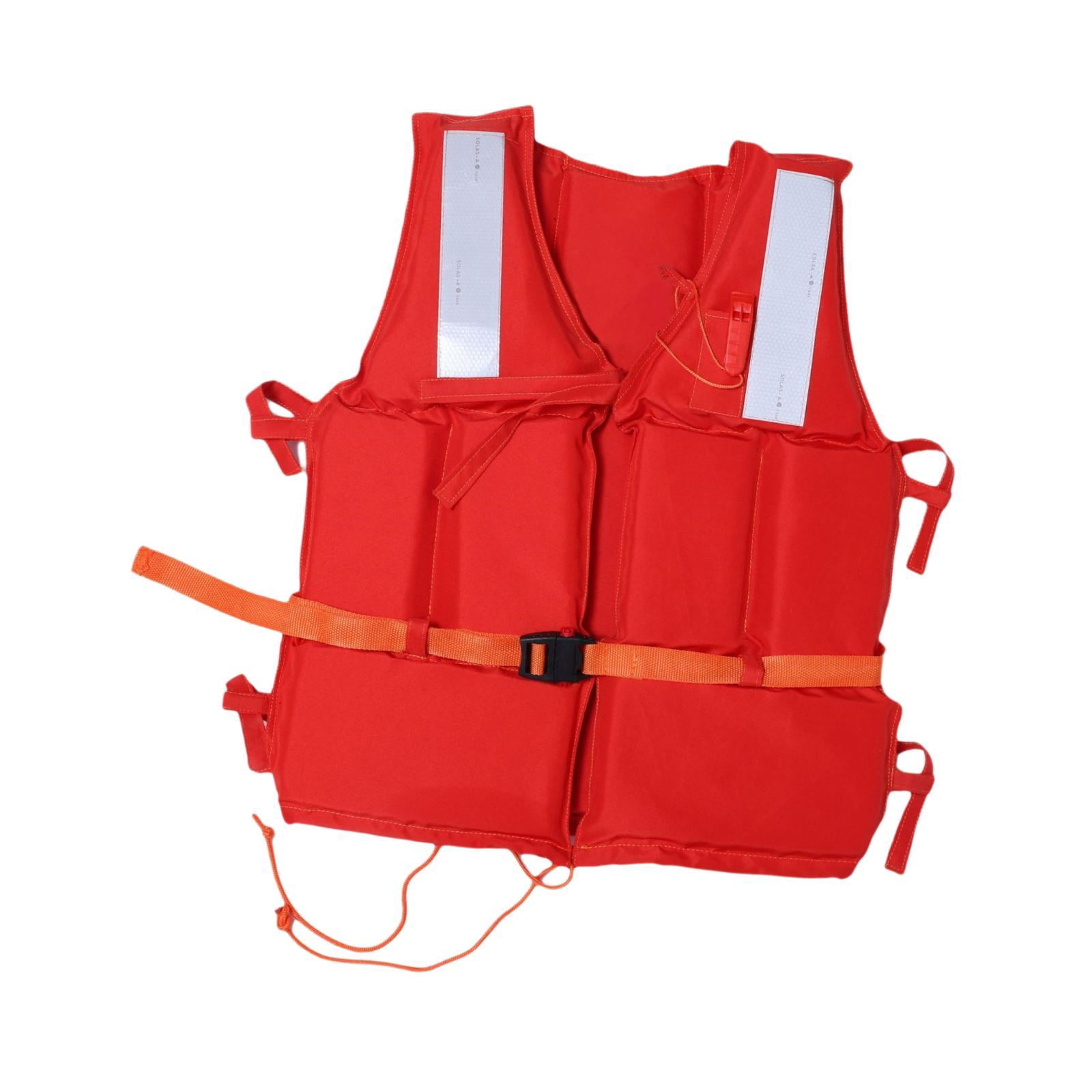 Marine Life Jacket Life Vest Buoyancy Vest Lightweight Oxford Cloth for Adult Watersports Boating Kayaking