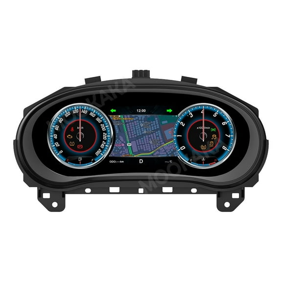 MOOKAKA Digital Dashboard Instrument Cluster for Buick Regal 2016 2017 2018 2019 2020 2021 2022 2023 2024 LCD Screen Virtual Cockpit Speedometer Upgrade Universal Fit Car Accessory with Linux OS