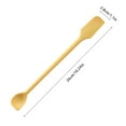 thumbnail image 3 of 2Pcs Mini Silicone Spatula with Long Handle, Jar Spatula Small Spatulas, Jam Spreader Reusable Double-Ended Tiny Silicone Spoon Spatula Bottle Scraper for Butter Liquid Foundation Lotion Nail Polish, 3 of 8