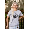 thumbnail image 3 of The Future Was Now Motivational Quote Plus Size Crewneck Graphic Tee Shirt Brisco Brands 2X, 3 of 5