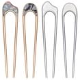 thumbnail image 1 of Milisten 4Ud Pasadores Decorativos Franceses En De U Para Recogidos Y Estilo Casual, 1 of 8