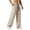 Khaki, variant on Men's Pants, Casual Work Pants Loose Fit Comfortable Utility Trousers With Multiple Pockets For Outdoor Daily Wear Boy Apparel Coffee M