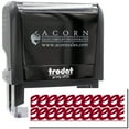 thumbnail image 1 of Large Self-Inking Strikeout Stamp, Trodat Printy 4913, Press and Print Stamping, Impression Size 7/8" x 2-1/4", Up to 10,000 Impressions - Burgundy Ink, 1 of 10