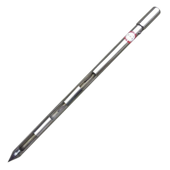Powder Sampler, Stainless Steel Three Zone Grain Probe Sampler, 39 in. Length x 1 in (3slots)