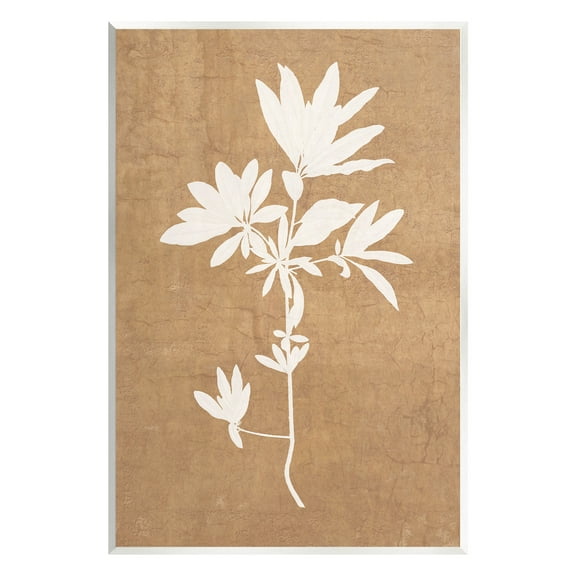 Stupell Industries Rustic Botanical Shape Botanical & Floral Painting Unframed Art Print Wall Art, 10 x 15